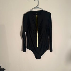 Black one piece torrid swimsuit